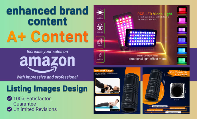 Gig Preview - Do amazon ebc a plus enganced brand content and listing images design