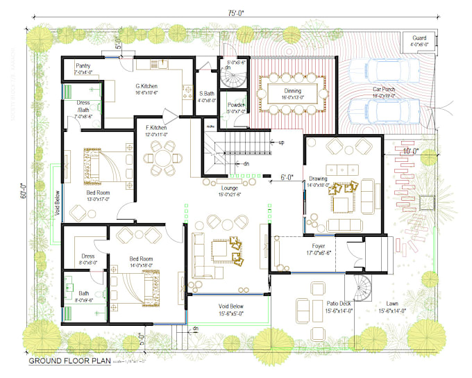 Gig Preview - Draw 2d floor plans in autocad