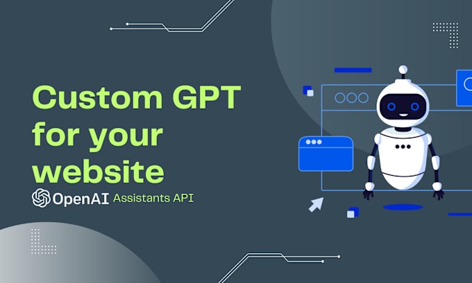 Gig Preview - Build and integrate custom gpt in your website using openai assistants API