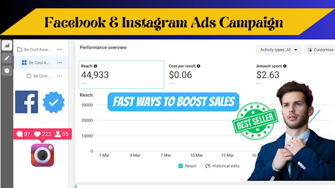 Gig Preview - Set up facebook and instagram ads campaign