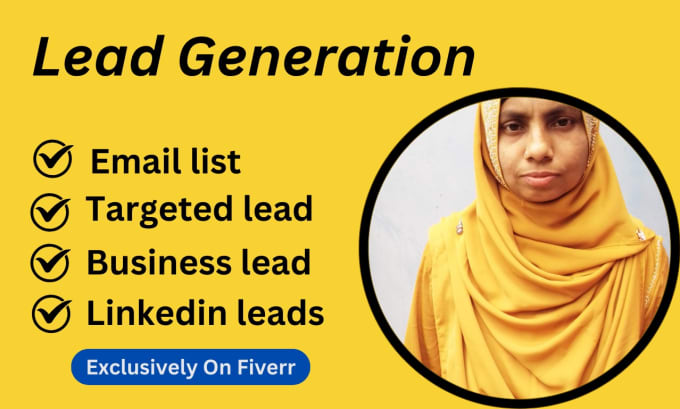 Bestseller - provide a b2b lead generation targeted email list, business leads