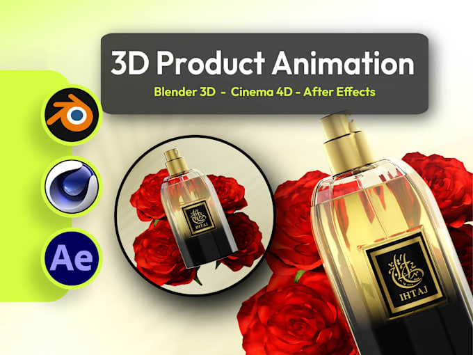 Gig Preview - Do 3d perfume and bottle animations, product visualizations