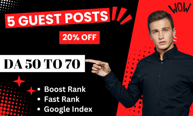 Bestseller - create high da guest post backlinks with SEO quality guest posting service