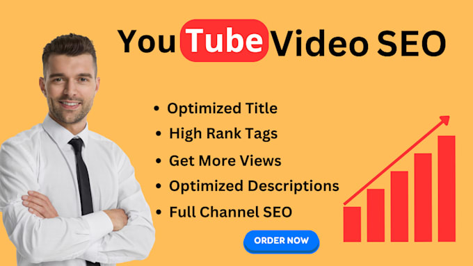 Gig Preview - Optimize SEO title, description and tags for youtube videos