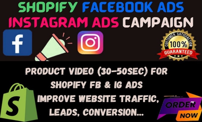 Gig Preview - Run facebook ads campaign, marketing, advertising, shopify sales ads