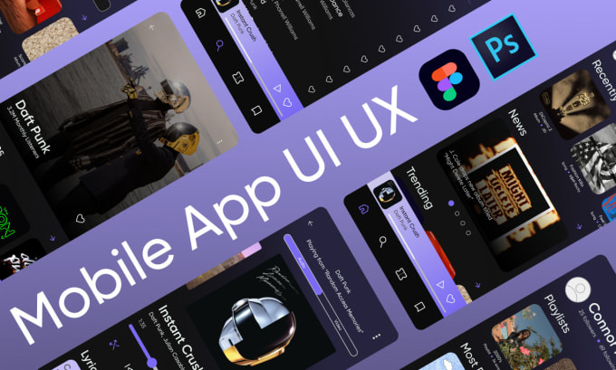 Gig Preview - Design mobile app UI and UX