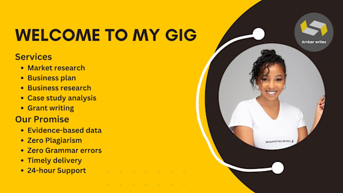 Gig Preview - Do swot analysis, market research, business plans and grants proposals