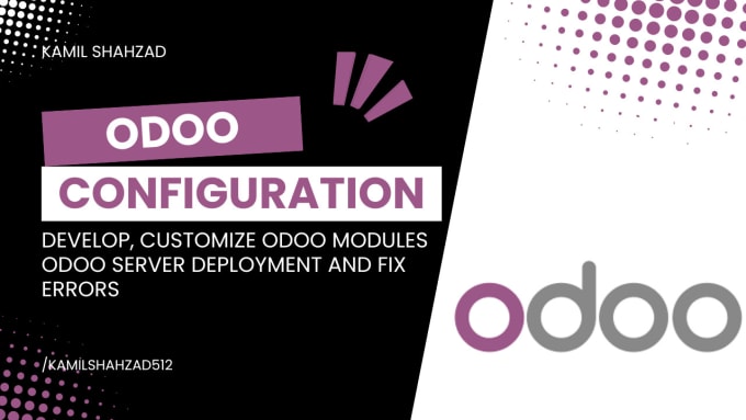 Gig Preview - Install or configure odoo, develop odoo modules