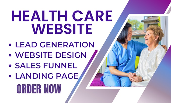 Gig Preview - Build homecare website healthcare medical website homecare healthcare website