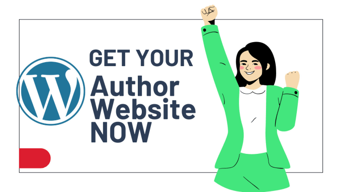 Gig Preview - Create a responsive book author website in wordpress