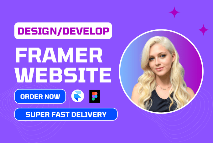 Gig Preview - Framer website framer website design framer landing page figma to framer