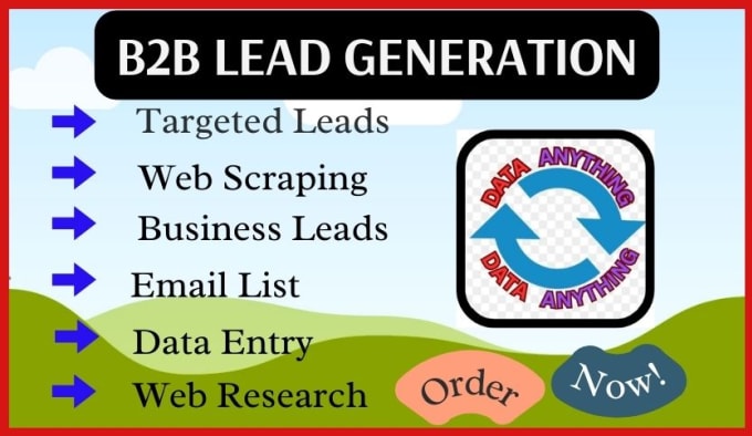 Gig Preview - Do targeted b2b lead generation and email list for any industry