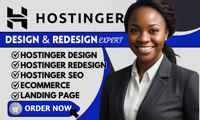 Gig Preview - Hostinger website design hostinger website redesign online store hostinge