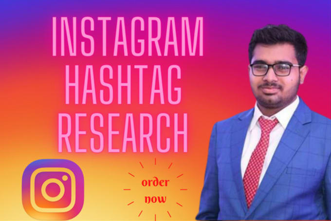 Gig Preview - Do instagram hashtags research for fast organic growth