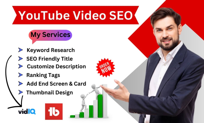 Bestseller - do your youtube video SEO and your channel growth manager