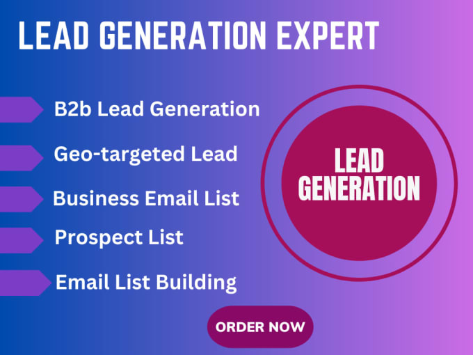 Gig Preview - Targeted b2b leads, linkedin lead gen, custom email lists