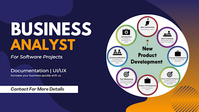 Gig Preview - Be your business analyst, product owner and product manager