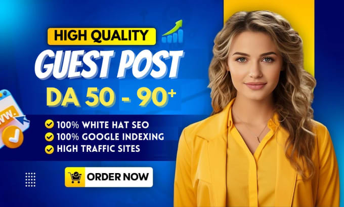 Gig Preview - Do SEO guest post dofollow high quality backlinks on high traffic site