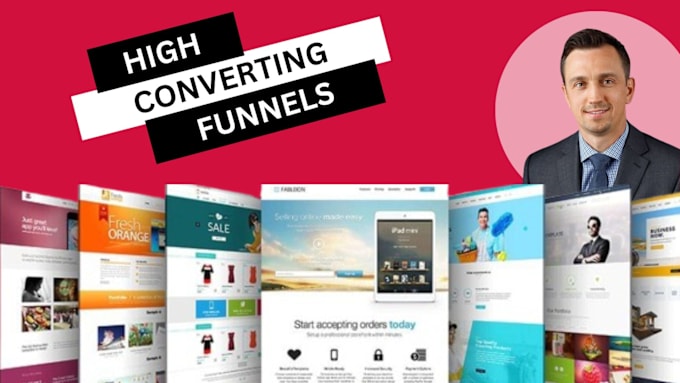 Gig Preview - Design clickfunnels sales funnel, clickfunnels landing page clickfunnels 2 0 ghl