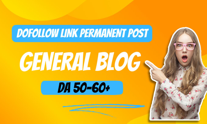 Gig Preview - Do guest posts on da60 general blog