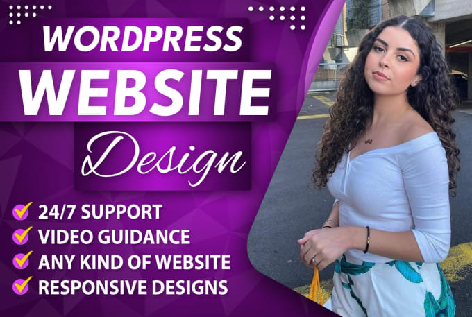 Bestseller - create responsive wordpress website or blog design on godaddy bluehost hostgator