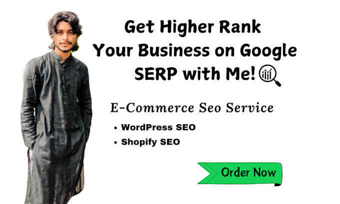 Gig Preview - Do onpage seo service to rank your ecommerce website on wordpress and shopify