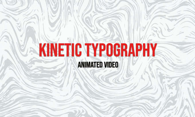 Gig Preview - Create a kinetic typography video with motion graphics