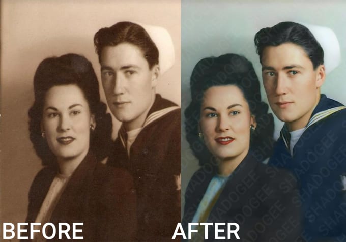 Gig Preview - Restore, repair and colorize mutliple photos