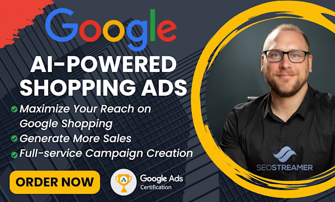 Gig Preview - Setup and manage your google shopping ad campaign