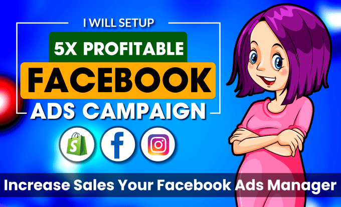 Gig Preview - Setup and manage your profitable facebook ads campaign