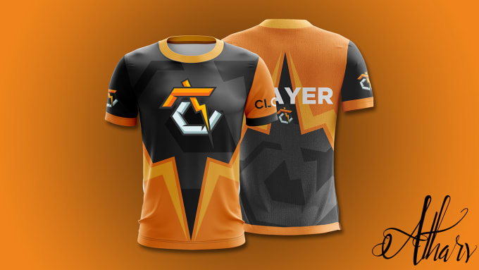 Gig Preview - Design an esports jersey and esports team kit