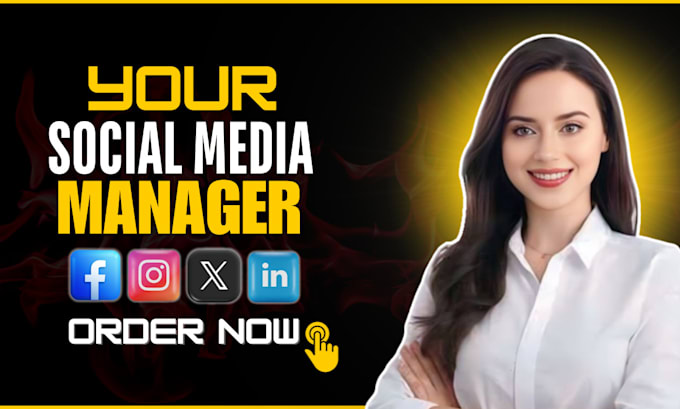 Gig Preview - Be your monthly expert social media manager strategist and content creator