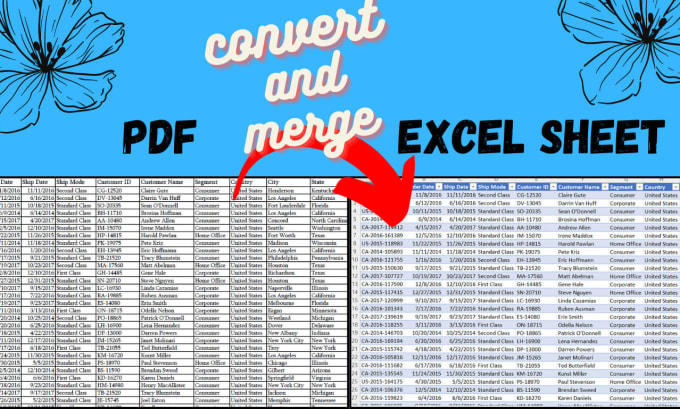 Gig Preview - Convert PDF to excel, merge pdfs ,remove duplicates in excel