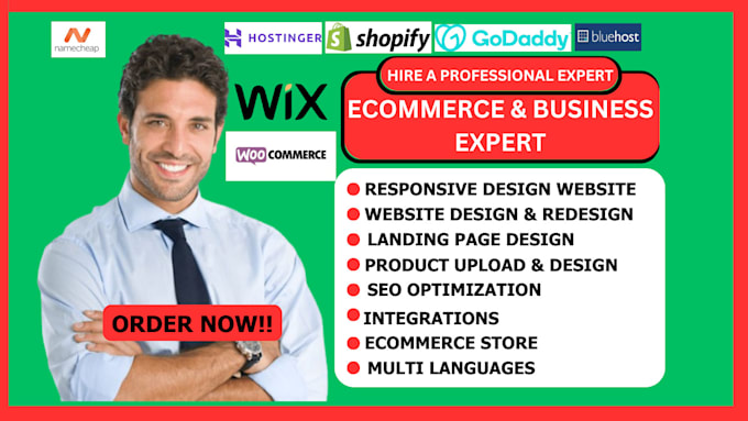 Gig Preview - Redesign or design wix ecommerce ,wix website,wix studio,wix webshop and wix seo