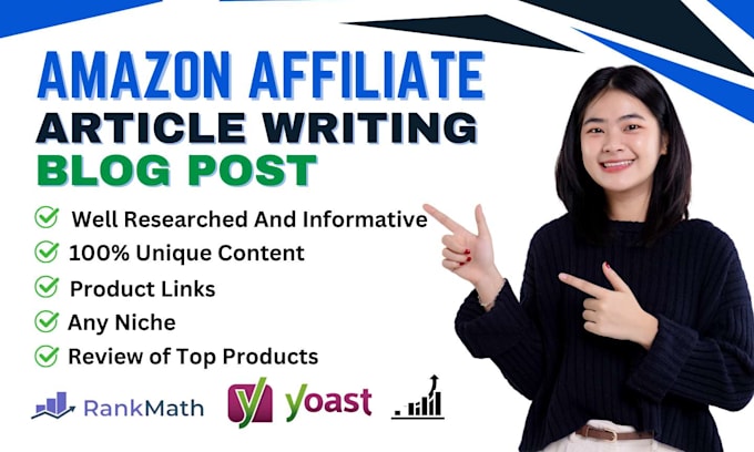 Gig Preview - Write SEO optimized affiliate articles and blog posts for your website