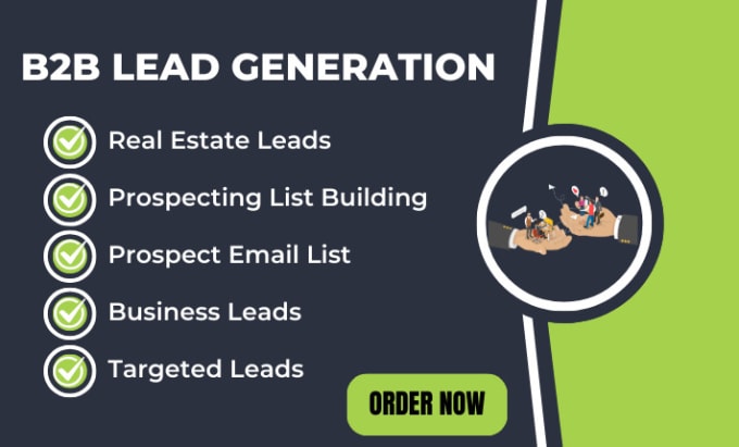 Gig Preview - Do b2b lead generation, GEO targeted lead prospecting