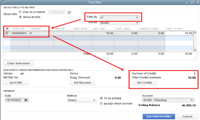 Gig Preview - Bill management your accounts payable with quickbooks