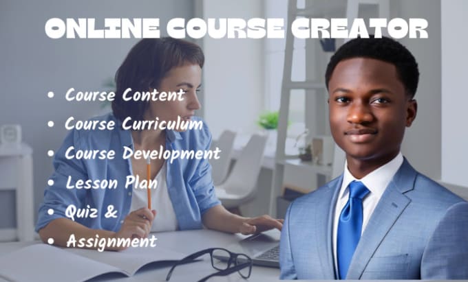 Gig Preview - Do online course content, course curriculum, elearning course, online course