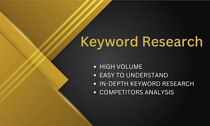 Gig Preview - Do best and advanced seo keyword research for your growth