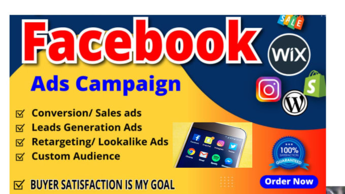 Gig Preview - Your facebook meta ads campaign manager, fb advertising