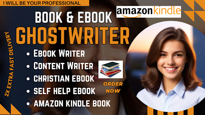 Gig Preview - Ghostwrite ebook, self help ebook writer, nonfiction ghostwriter as ebook writer