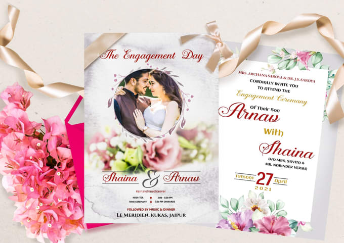 Gig Preview - Do wedding invitation, engagement, all type of invitations