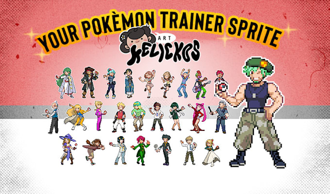 Bestseller - make a pokémon trainer sprite