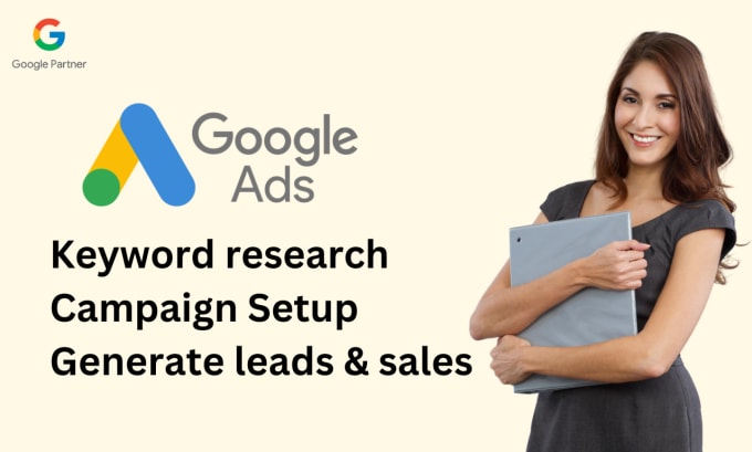 Gig Preview - Create google ads adwords ppc campaigns, search, shopping and analytics setup