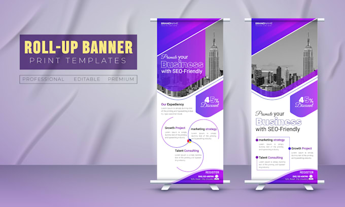 Gig Preview - Do signage banner , billboard , poster and roll up banner