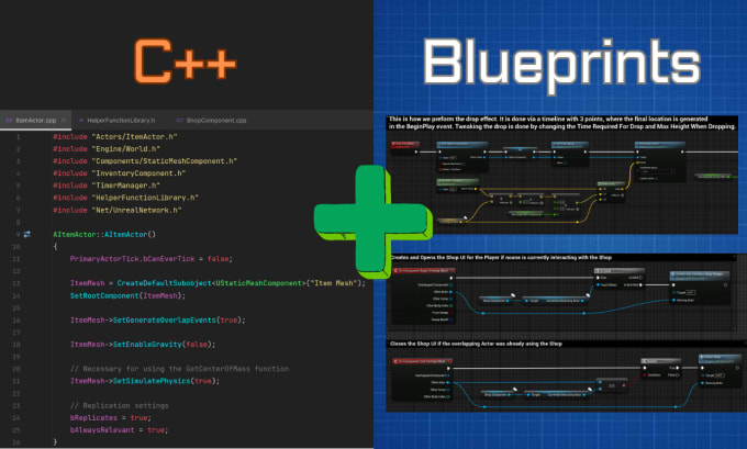 Gig Preview - Implement features in cpp and blueprints in your unreal engine project