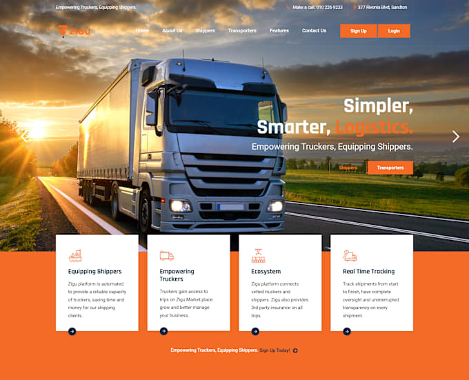 Gig Preview - Do truck load boards for shippers and transporters web and app