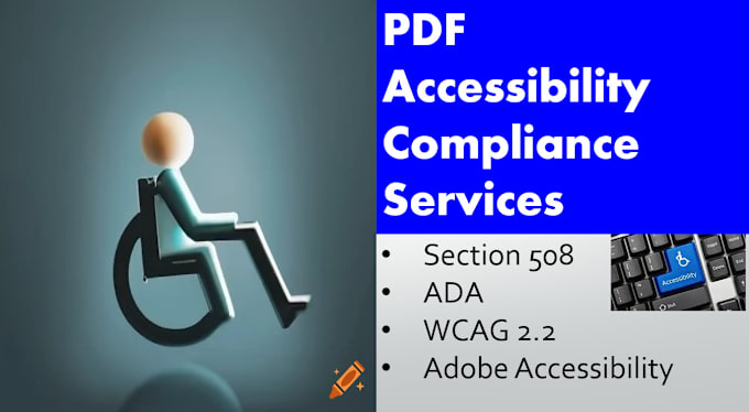 Gig Preview - Make PDF compliance to ada section 508 wcag aa