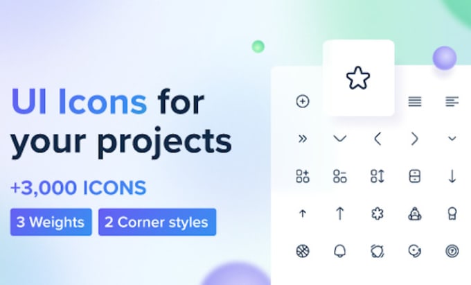 Gig Preview - Create unique vector icons in fgma for your website or app