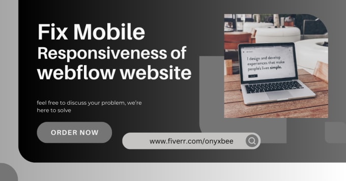 Gig Preview - Create or fix mobile responsiveness of webflow website